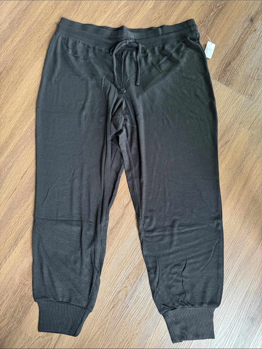 Love by Gap Women’s Softspun Black Drawstring Lounge Joggers